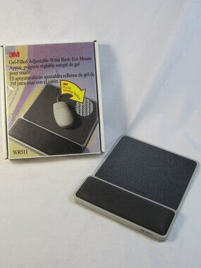3M Gel Filled Adjustable Wrist Rest WR511 - Made in USA - 1996